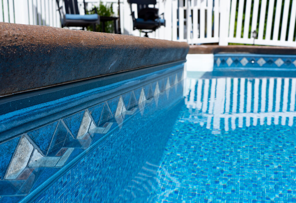 Mountain Mosaic with Mosaic Light Blue