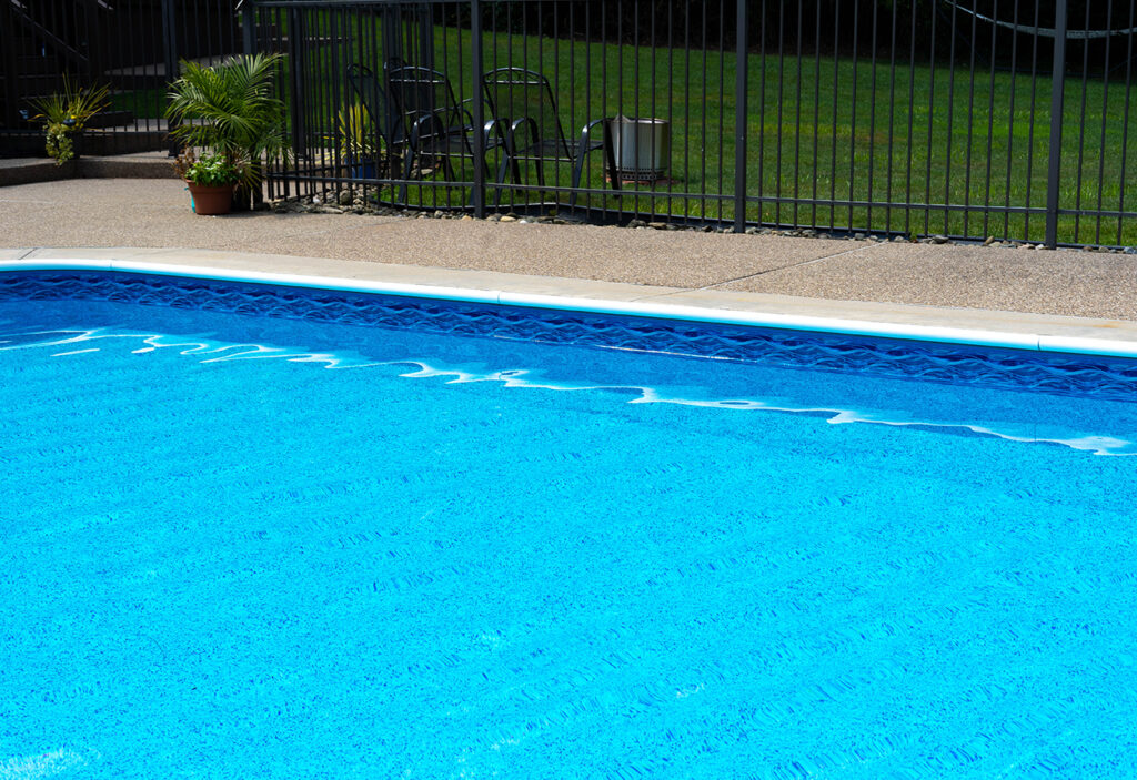 Island Wave with Terrazo Caribbean Inground Vinyl Liner