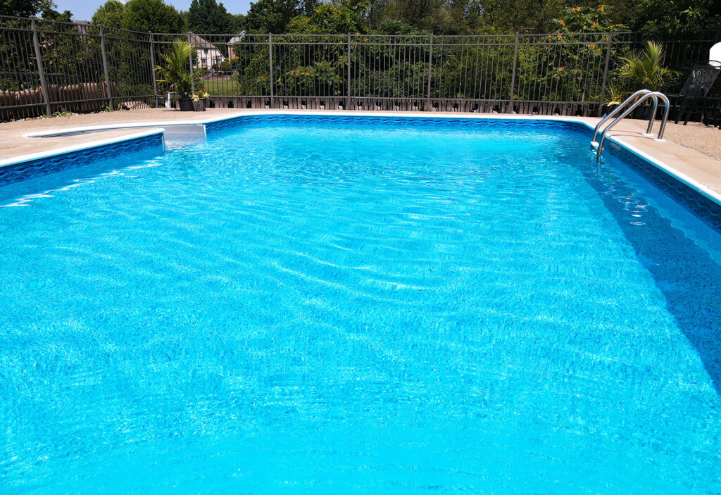 Island Wave with Terrazo Caribbean Inground Vinyl Liner