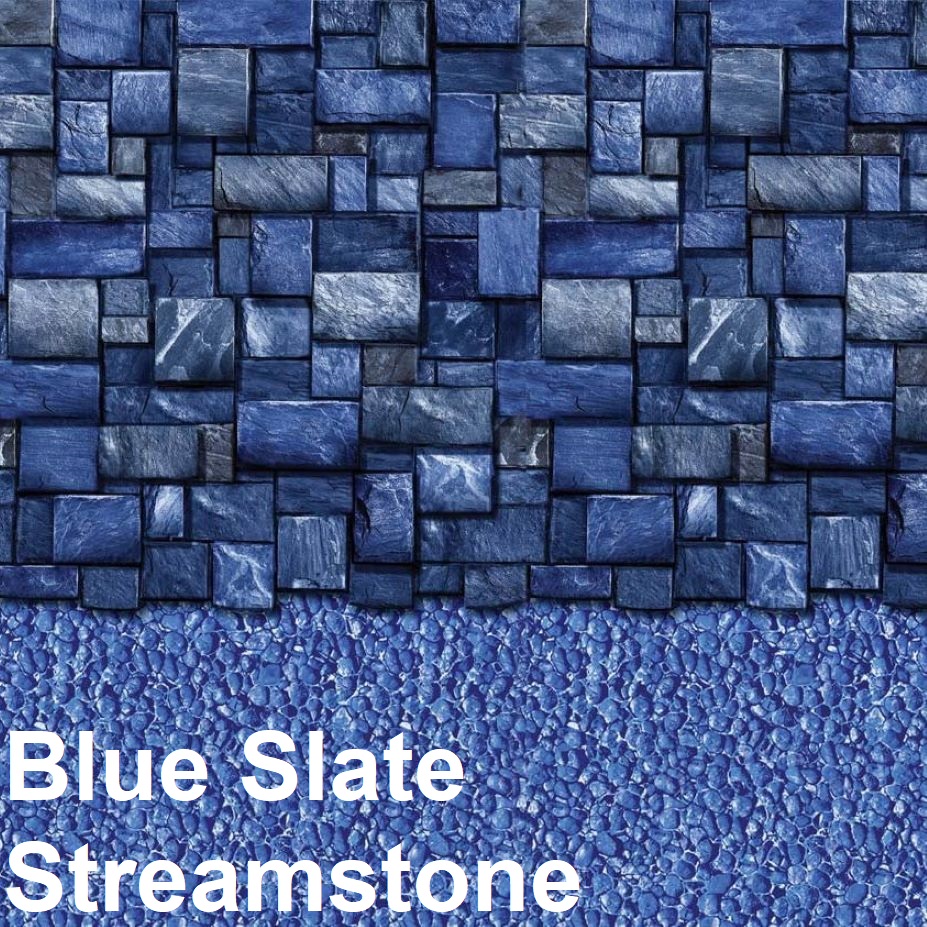 Blue Slate / Streamstone Above Ground Liner