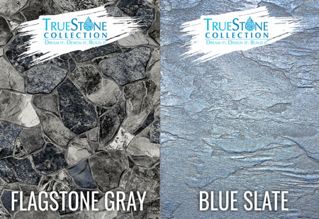 TrueStone Collection Flagstone Gray with Blue Slate