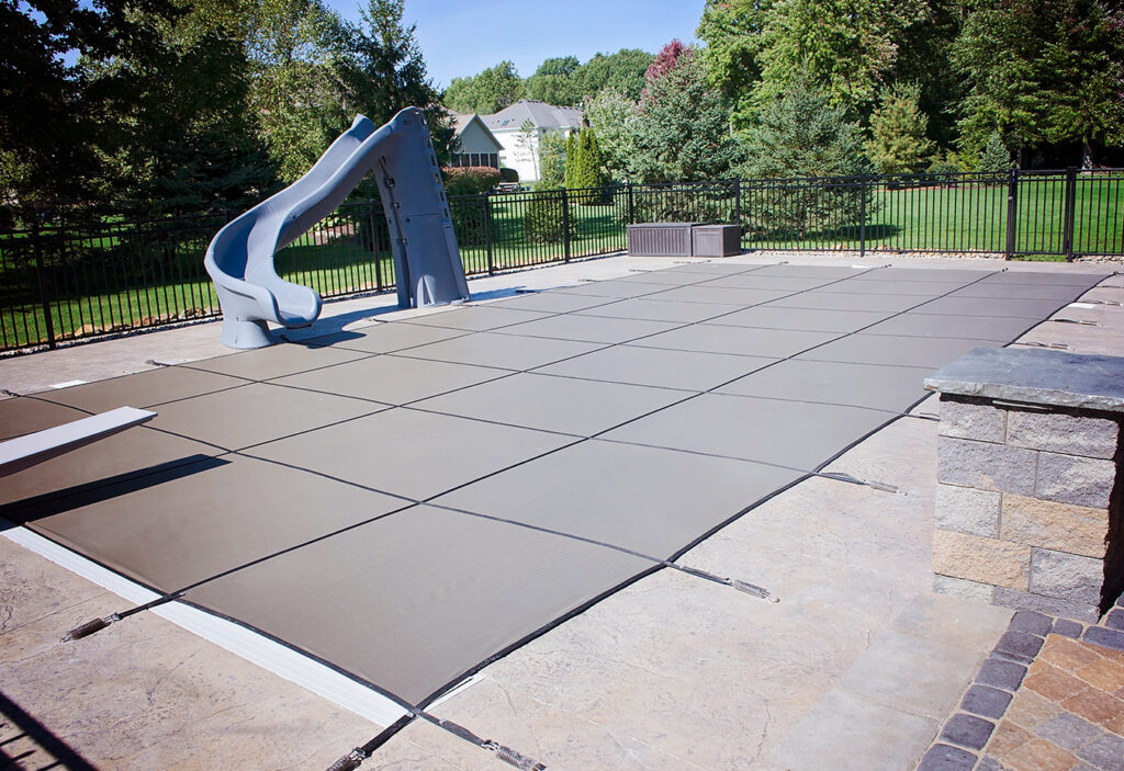 Secur-A-Pool Mesh Safety Cover Tan