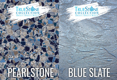 TrueStone Collection Pearlstone with TrueStone Collection Blue Slate